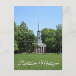 Cartão Postal Cartão-postal da Capela de Michigan Dearborn