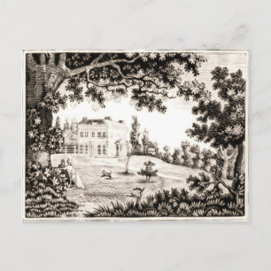Cartão Postal Cartão-postal da Casa Branca e Negra