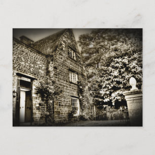 Cartão Postal Cartão-postal da Casa do País Antigo (B&W)