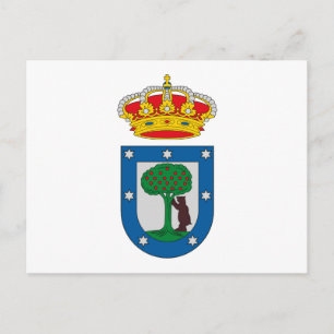 Cartão Postal Cartão-postal da Casaco de Armas Madrid