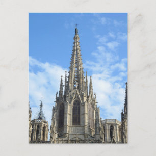 Cartão Postal Cartão-postal da Catedral de Barcelona