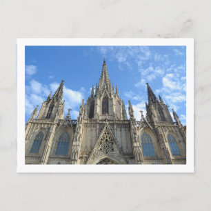 Cartão Postal Cartão-postal da Catedral de Barcelona