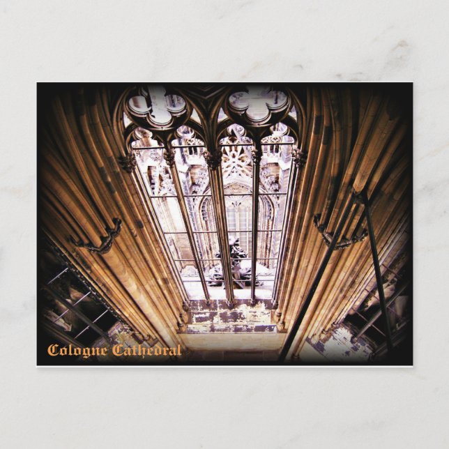 Cartão Postal Cartão-postal da Catedral de Colônia (Frente)