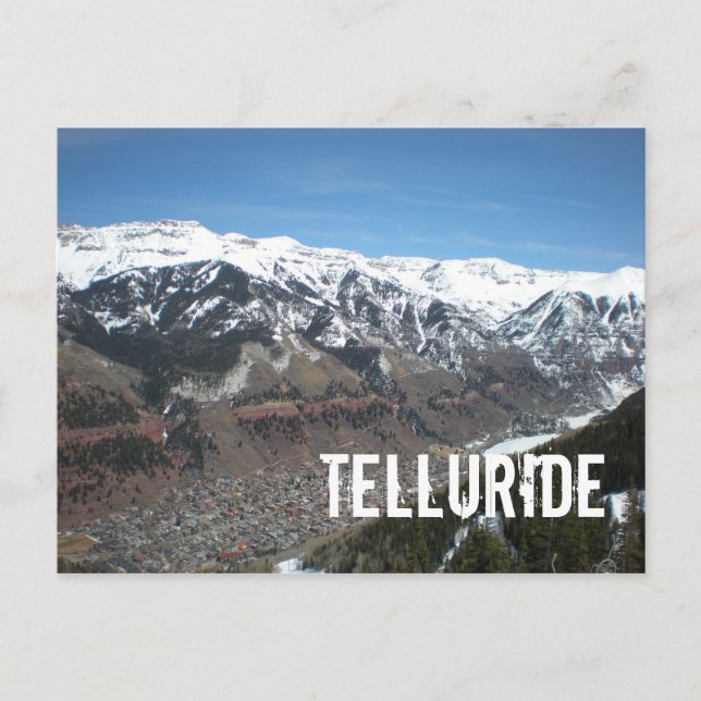 Cartão Postal Cartão-postal da cidade de Telluride (Frente)