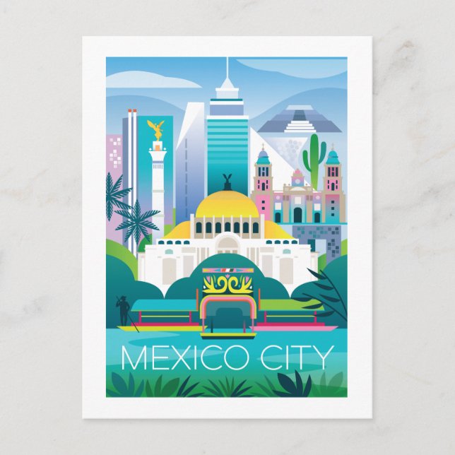 Cartão Postal Cartão-postal da Cidade do México (Frente)