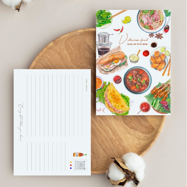 Cartão Postal Cartão-postal da Comida vietnamita (Criador carregado)