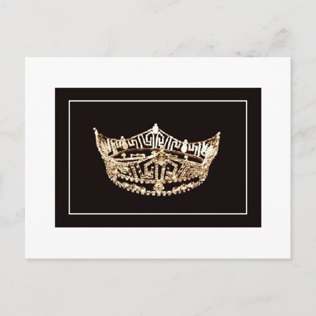 Cartão Postal Cartão-postal da Coroa Pageante (Frente)