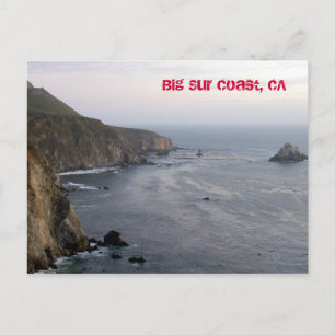 Cartão Postal Cartão-postal da Costa Big Sur