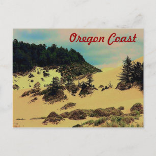Cartão Postal Cartão-postal da Costa do Oregon (Dunas)