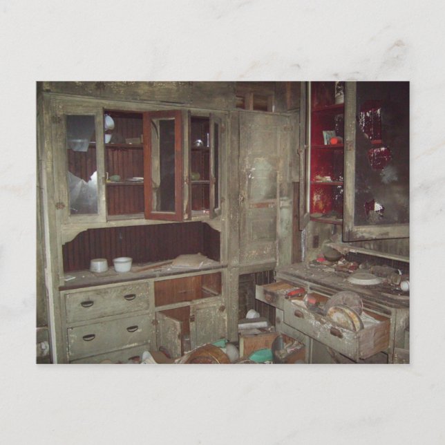 Cartão Postal Cartão-postal da cozinha assombrada (Frente)