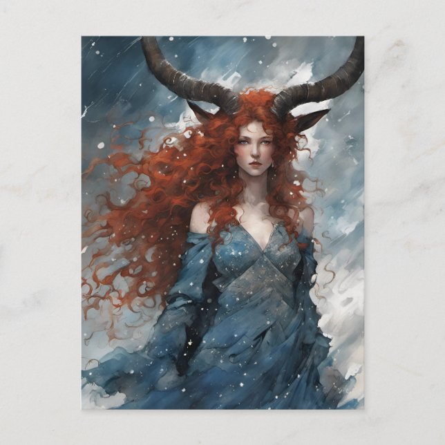 Cartão Postal Cartão-postal da Deusa (Frente)