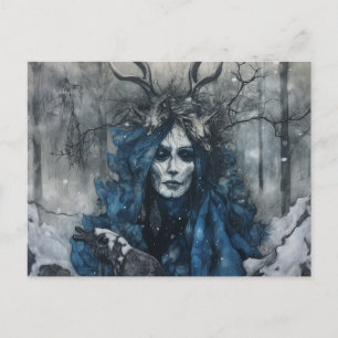 Cartão Postal Cartão-postal da Deusa Florestal Pagan