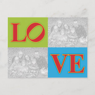 Cartão Postal Cartão-postal da Estátua Philadelphia LOVE - Perso