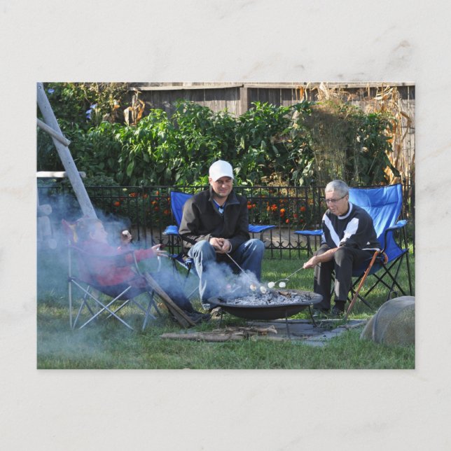 Cartão Postal Cartão-postal da família Marshmellow (Frente)