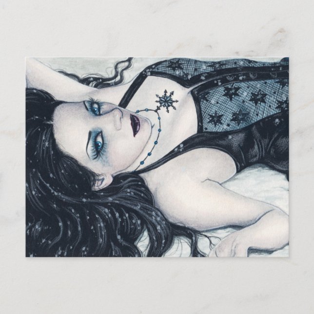 Cartão Postal Cartão-postal da Fantasia de inverno (Frente)