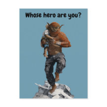 Cartão-postal da Fantasia de Salvamento Infantil B