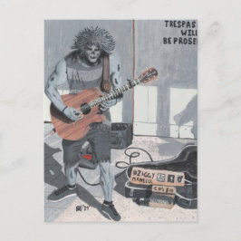 Cartão Postal Cartão-postal da Fantasia Musical da Rua Zombie Gu