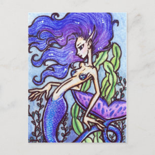 Cartão Postal Cartão-postal da Fantasy Sereia: Lanikai por Faer
