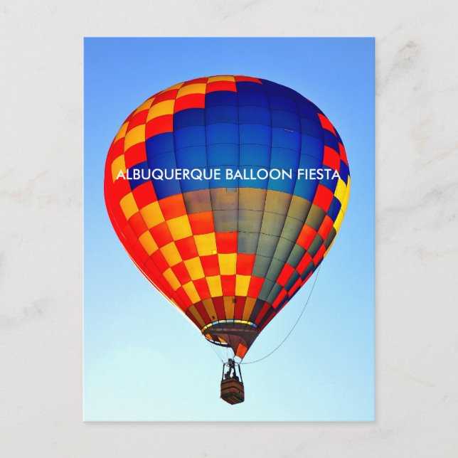 CARTÃO POSTAL CARTÃO-POSTAL DA FESTA DOS BALÕES DE ALBUQUERQUE (Frente)
