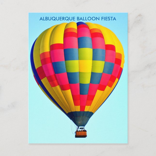 CARTÃO POSTAL CARTÃO-POSTAL DA FESTA DOS BALÕES DE ALBUQUERQUE (Frente)