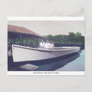 CARTÃO POSTAL CARTÃO-POSTAL DA FLÓRIDA~FOTO ANTIGA~O PLYMOUTH