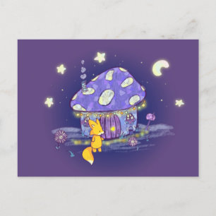 Cartão Postal Cartão-postal da Fox no Lunar Mushroom House