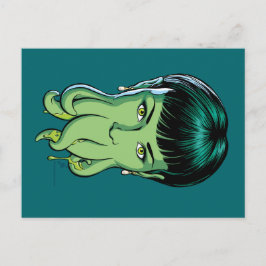 Cartão Postal Cartão-postal da Garota Cthulhu