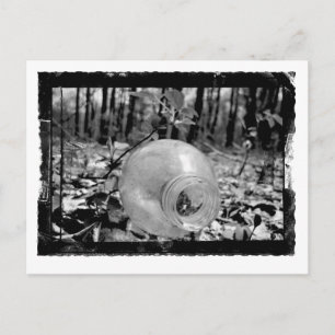Cartão Postal Cartão-postal da garrafa de terra