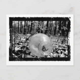 Cartão Postal Cartão-postal da garrafa de terra