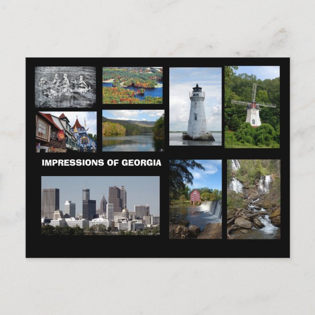 Cartão Postal Cartão-postal da Geórgia (Frente)