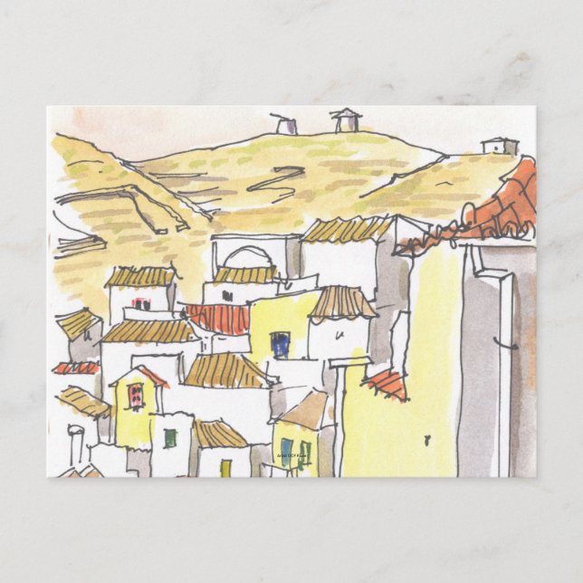 Cartão Postal Cartão-postal da Grécia Kythnos (Frente)