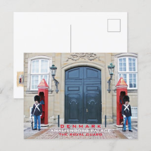 Cartão Postal Cartão-postal da Guarda Real da Dinamarca!