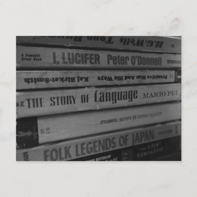 Cartão Postal Cartão-postal da História da Língua (Frente)