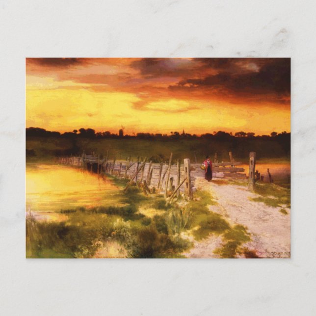 Cartão Postal Cartão-postal da hora do Ouro (Frente)