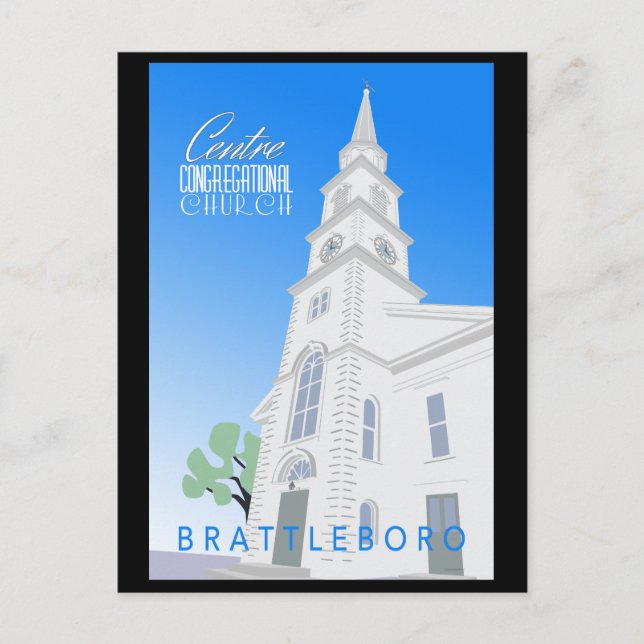 Cartão Postal Cartão-postal da Igreja Congregacional Central (Frente)