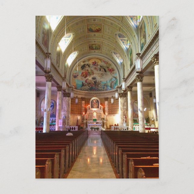 Cartão Postal Cartão-postal da Igreja de Pompeia (Frente)