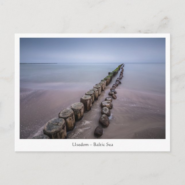 Cartão Postal Cartão-postal da Ilha da Alemanha do Reino Unido (Frente)