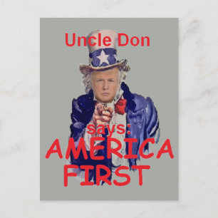 Cartão Postal Cartão-postal da inauguração de TRUMP