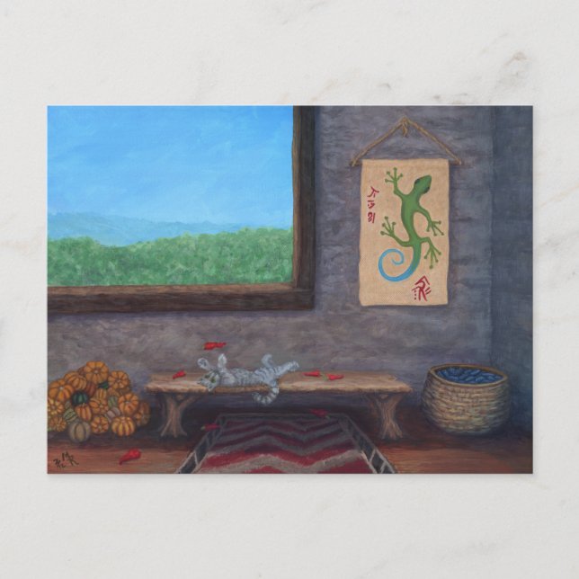 Cartão Postal Cartão-postal da Janela Montanha (Frente)