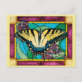 Cartão Postal Cartão-postal da janela Swallowtail
