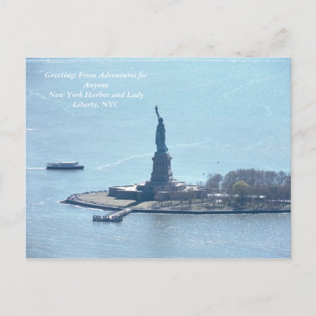 Cartão Postal Cartão-postal da Lady Liberty AFA (Frente)