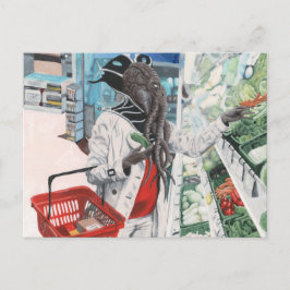 Cartão Postal Cartão-postal da Loja Minúscula Flayer Fantasy Art