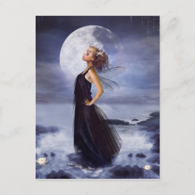 Cartão Postal Cartão-postal da Lua Azul (Frente)
