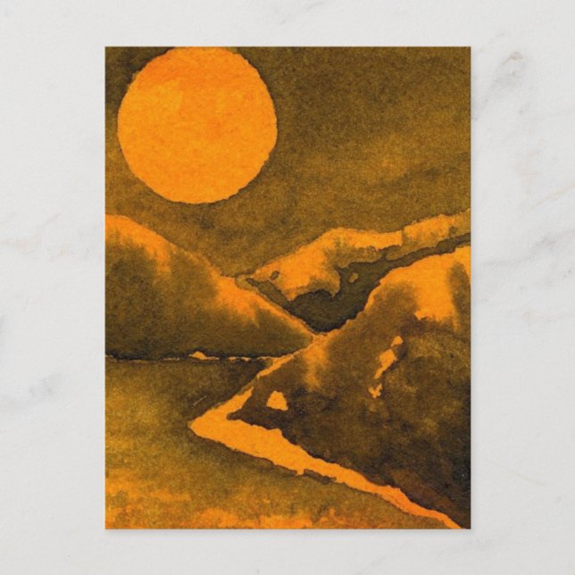 Cartão Postal Cartão-postal da "Lua de Hunter #1" (Frente)