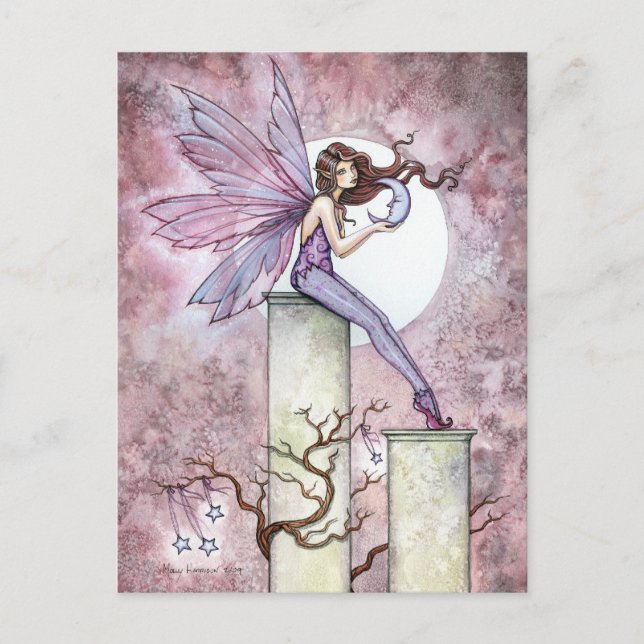 Cartão Postal Cartão-postal da Lua Sussurra (Frente)