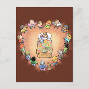 Cartão Postal Cartão-postal da Mãe Doente