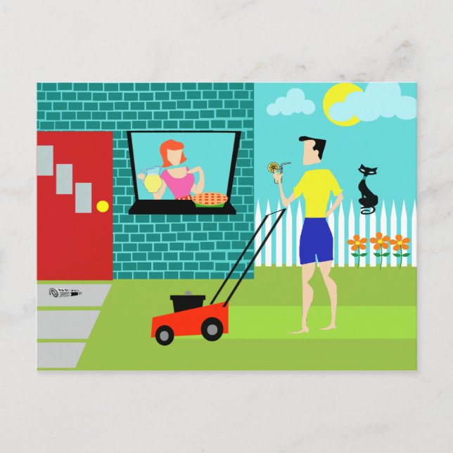 Cartão Postal Cartão-postal da manhã de sábado (Frente)