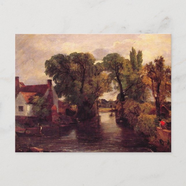 Cartão Postal Cartão-postal da Mill Stream de John Constable (Frente)