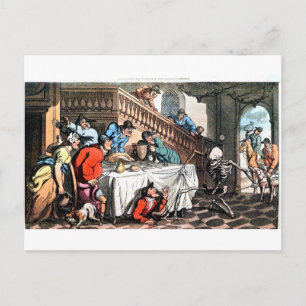 Cartão Postal Cartão-postal da morte e da caça à raposa