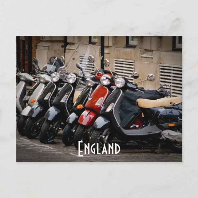 Cartão Postal Cartão-postal da Motorbike England (Frente)